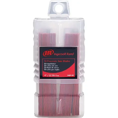 Ingersoll Rand Air Reciprocating Saw Blades, Fine, 50 Pack – P4FS-50