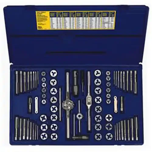Irwin 76pc. Fractional/Metric Tap & Die Set – 26376