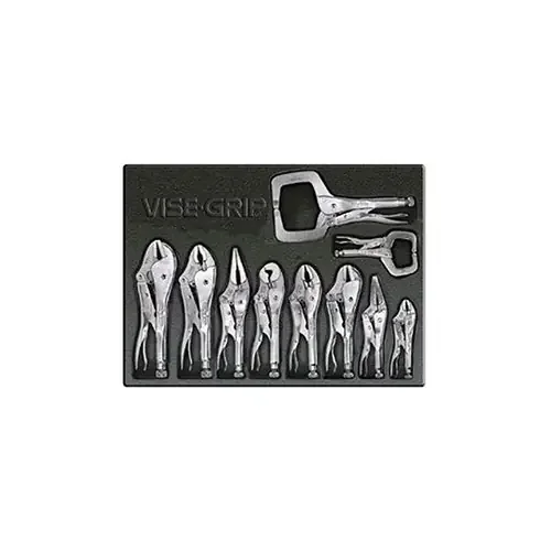 Irwin Vise-Grip 10 Piece Locking Plier Set – 1078TRAY