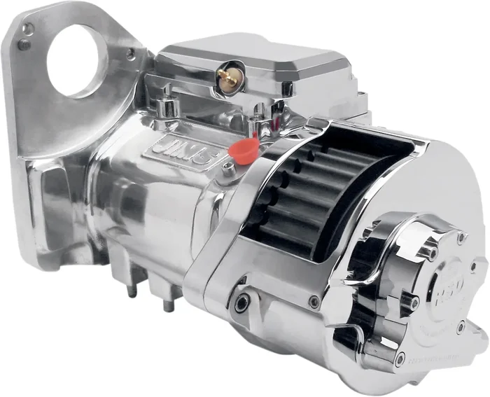 Jims Polished 6-Speed Right-Side Drive Transmission With Hydraulic Clutch For Harley Softail 1990-1999