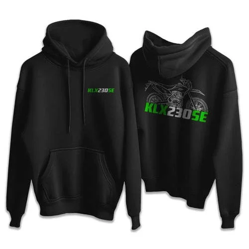 Kawasaki KLX 230 SE 2024 Hoodie, Motorcycle Hoodie Pullover for Riders