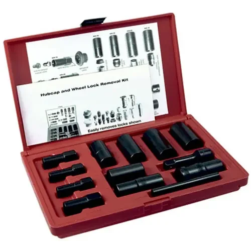 Ken-Tool 13 Pc. Wheel Cover & Wheel-Lock Removal Kit – 30171
