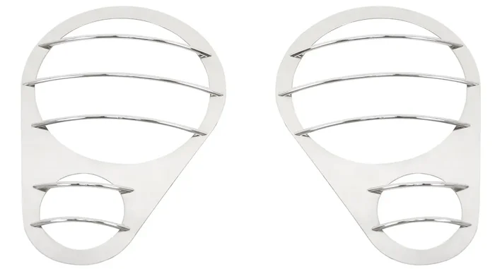 Kentrol 30579 Headlight Guards in Stainless Steel for 07-18 Jeep Wrangler JK