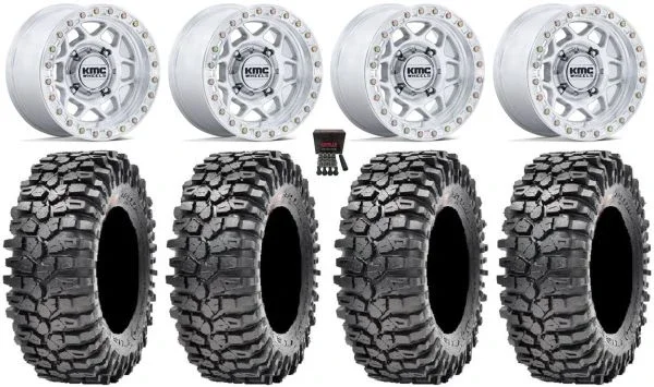 KMC Torx Bdlk 15″ Wheels Mh +38mm 32″ Roxxzilla Tires Can-Am Maverick X3 / Honda Pioneer 1000 / Talon