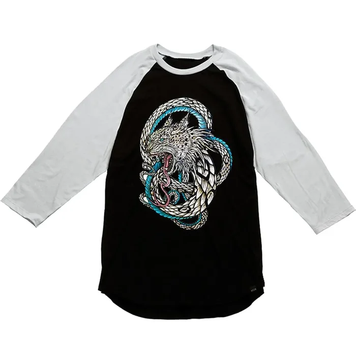 KR3W Leosnake Men‘s 3/4-Sleeve Shirts