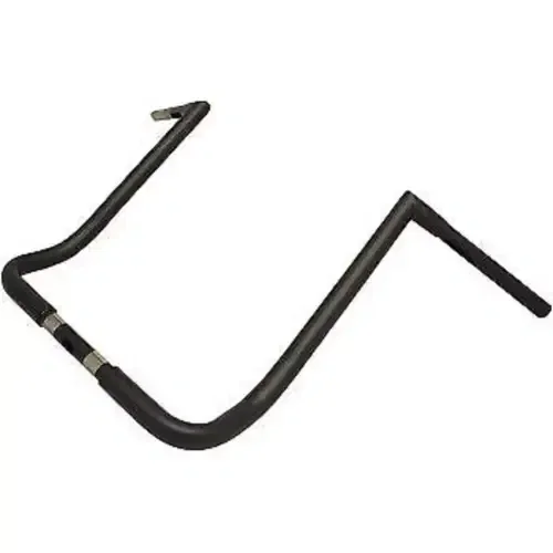 LA Choppers Flat Black 1/4″ Twin Peaks 18″ Handlebars for Batwing Fairing