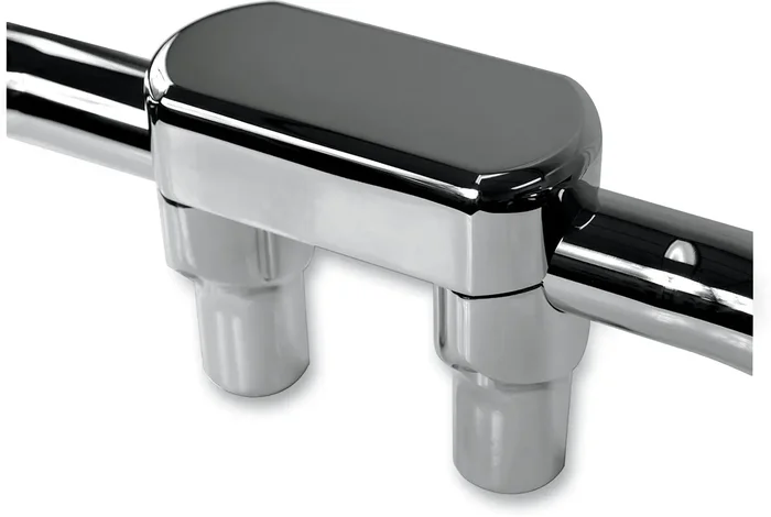 La choppers Hefty Handlebar Riser & Top Clamp Kit – 3″ – Chrome