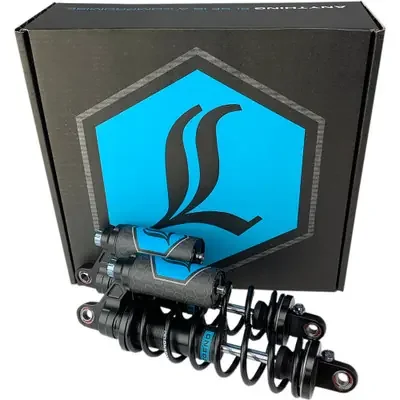 Legend Suspension Legend REVO ARC Piggyback Coil Suspension for FXR Models 1991-1992 Harley-Davidson FXRS Low Glide Heavy Duty Black 14″