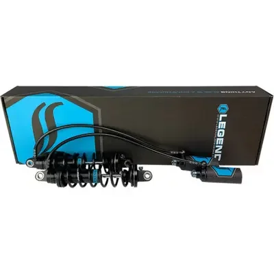 Legend Suspension REVO ARC Remote Reservoir FL Coil Suspension 2015-2016 Harley-Davidson FLHTCUL Electra Glide Ultra Classic Low Standard Black 14″