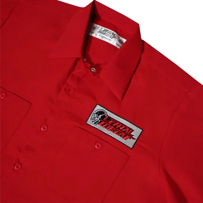 LETHAL THREAT 3040-3248 DG60162-4XL Not for the Slow Skull Shop Shirt red – 4xl