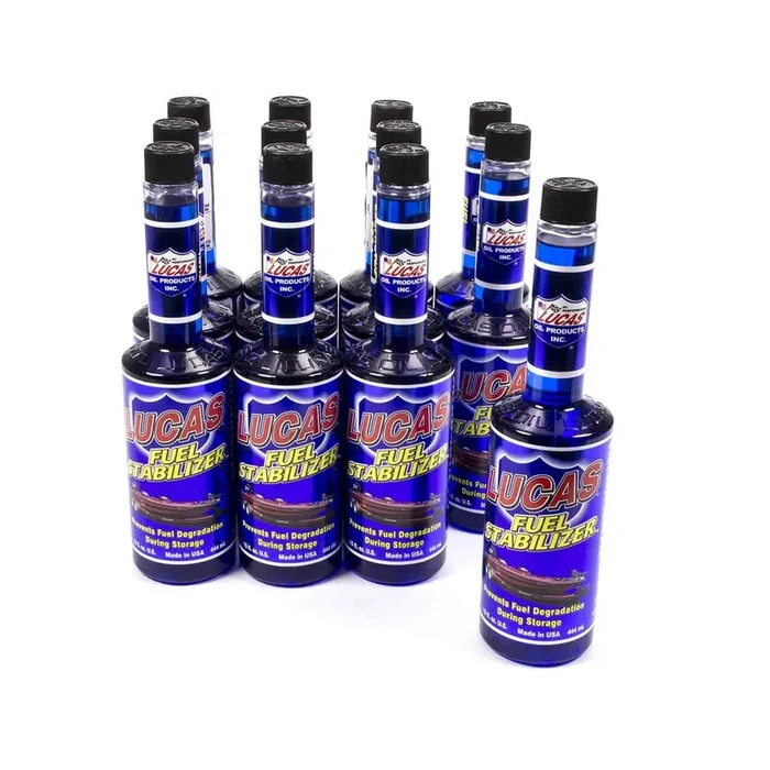Lucas Oil Products Fuel Stabilizer Fuel Additive 15.00 oz Gas – Set of 12