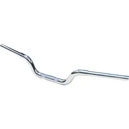 Magnum Chrome 4″ Rise 1-1/4″ Mach Moto Handlebars for Harley 96-24 Models