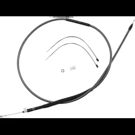 Magnum KARBONFIBR 70 11/16″ High-Efficiency Polished Clutch Cable Harley 08-Up