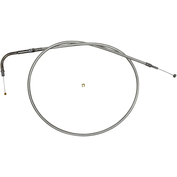 MAGNUM SHIELDING 0650-0002 33262 Sterling Chromite II® Braided Cable for Harley-Davidson — Throttle – 28-1/2 “