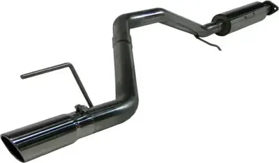 MBRP S6500409 XP Series T-409 Stainless Steel Filter Back Exhaust System for 2008 Jeep Grand Cherokee WK with 3.0L V6 Engine