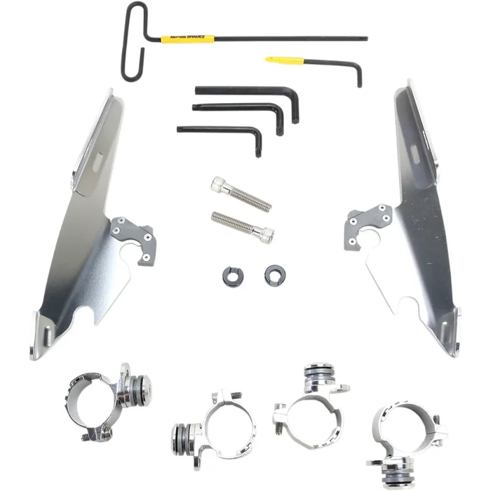 MEMPHIS SHADES 2320-0174 MEK2009 Batwing Fairing Trigger-Lock Mounting Kit – Polished – XL48