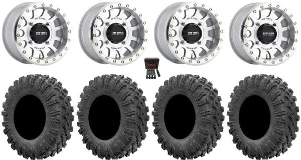 Method 401 Bdlk 14″ Wheels Mh 5+2 27″ MotoRavage Tires Polaris RZR XP 1000 / PRO XP / Ranger XP 900/1000