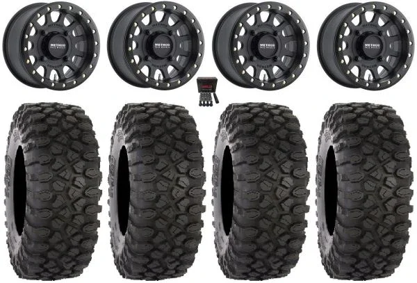Method 401 Bdlk 15″ Wheels Bk 5+2 35″ XC450 Tires Polaris RZR XP 1000 / PRO XP / Ranger XP 900/1000