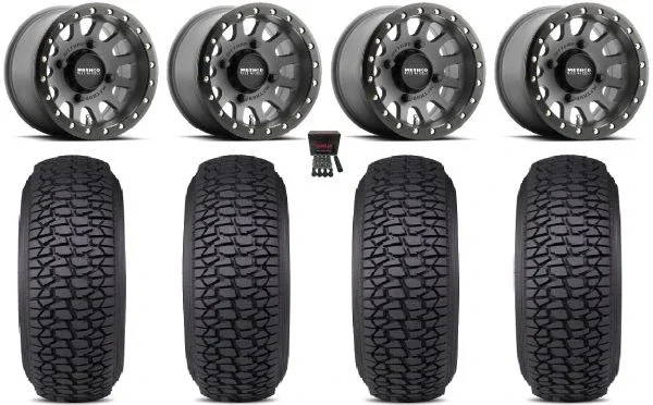 Method 401 Bdlk 15″ Wheels Ti 30″ Regulator 2 Tires Can-Am Maverick X3 / Honda Pioneer 1000 / Talon