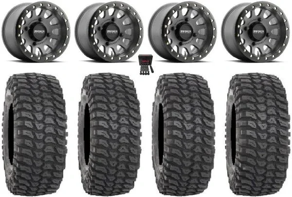 Method 401 Bdlk 15″ Wheels Ti 33″ XCR350 Tires Polaris RZR XP 1000 / PRO XP / Ranger XP 900/1000