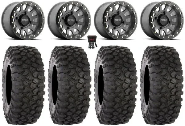 Method 401 Bdlk 15″ Wheels Ti 5+2 30″ XC450 Tires Polaris RZR XP 1000 / PRO XP / Ranger XP 900/1000