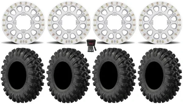 Method 401-R Beadlock Raw Wheels 35″ MotoRavage XL Tires Polaris Sportsman / RZR / Ranger
