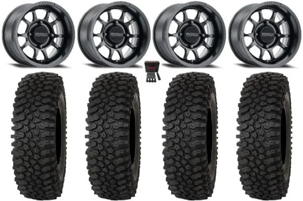 Method 409 15″ Wheels Black (4+3) 35″ Roctane ST Tires Polaris RZR XP 1000 / PRO XP / Ranger XP 900/1000