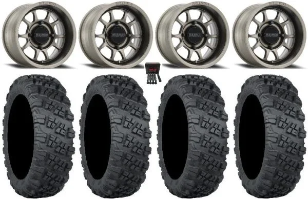 Method 409 15″ Wheels Gy (5+2) 35″ Versa Cross V3 Tires Polaris RZR XP 1000 / PRO XP / Ranger XP 900/1000