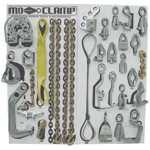 Mo-Clamp Deluxe Tool Board With Tools – 5013