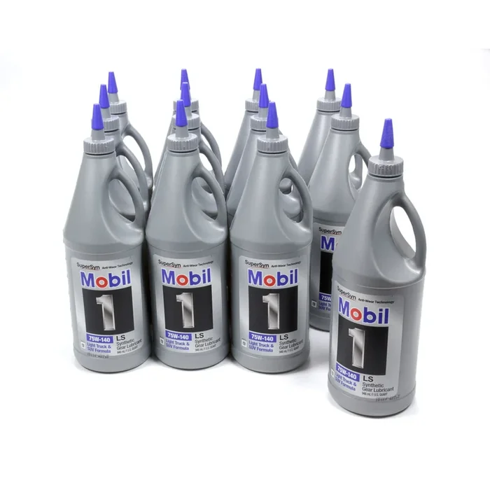 Mobil 1 75W-140 Synthetic Gear Lube LS – 1 Quart (Case of 12)