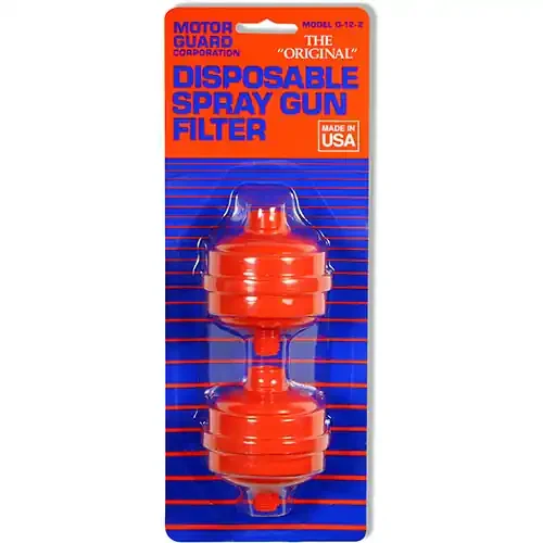Motorguard Disposable Spray Gun Filter Pkg of 2 D-12-2