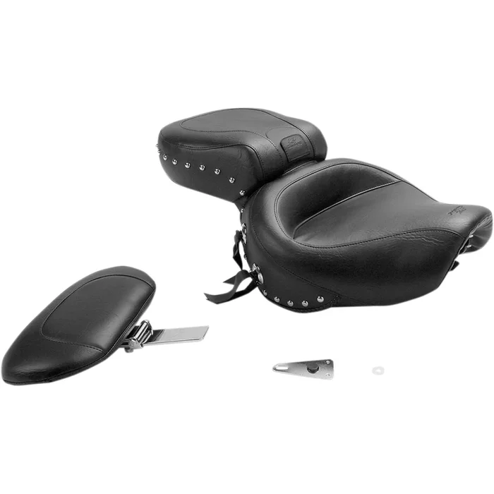 Mustang Motorcycle Products Wide Seat – Studded – Driver’s Backrest – VT1100 [MPN: 79237]