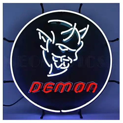 Neonetics Auto-Dodge Demon Neon Sign – 5DEMON
