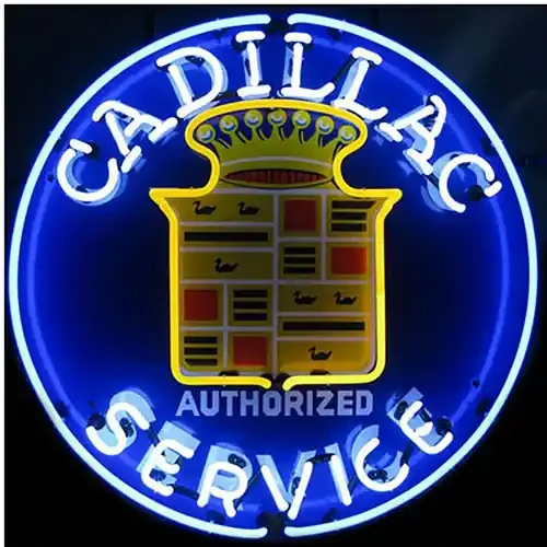 Neonetics Cadillac Service Neon Sign – 5CADSR