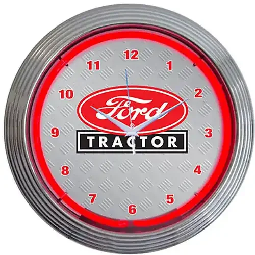 Neonetics Ford Tractor Neon Clock – 8FTRCT