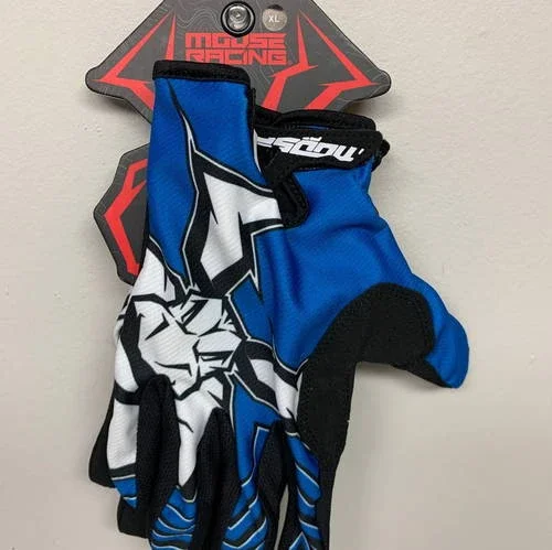 New Moose Racing Off-road Agroid Pro Gloves – Blue/Black – Size XL