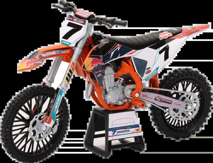 New Ray Toys 959-0170 58363 1:12 SCALE REDBULL KTM 450SX-F AARON PLESSINGER #7