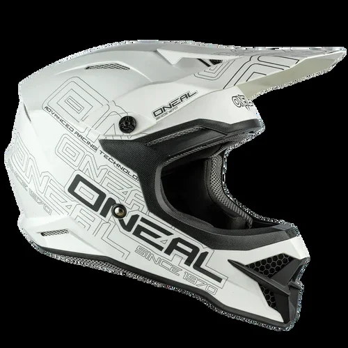 O’Neal 3 SRS Flat 2.0 Helmet White