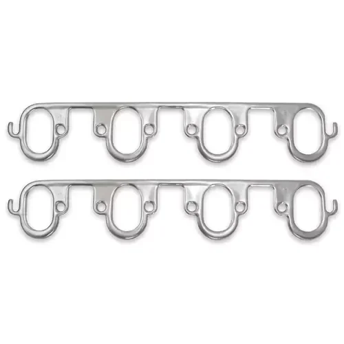 Patriot Seal-4-Good Header Gasket – 2.380 x 1.400 in Oval Port – Multi-Layered Aluminum – Big Block Ford (Pair)