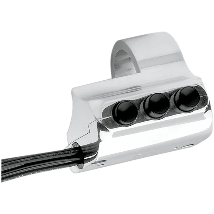 Performance Machine Chrome Right-Side Three-Button Switch Assembly [MPN: 0062-2032-CH]