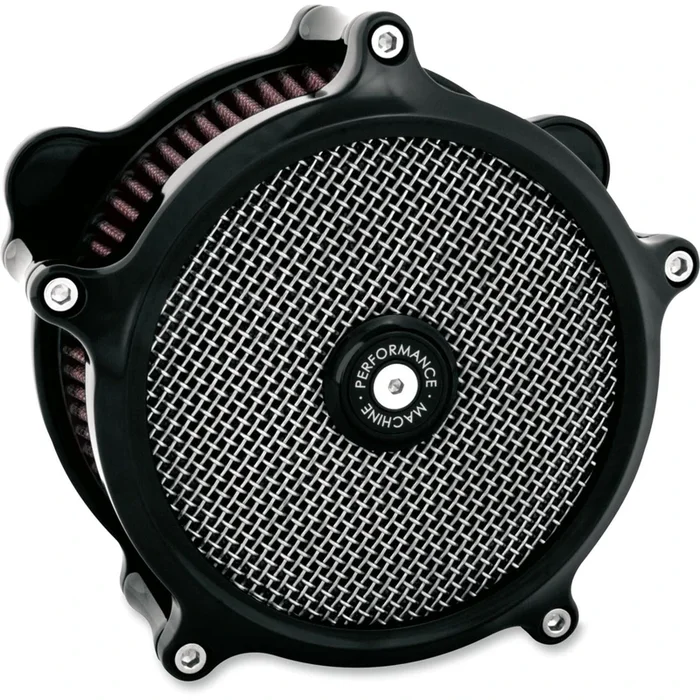 Performance Machine Super Gas Air Cleaner Kit – Black 0206-2165-B