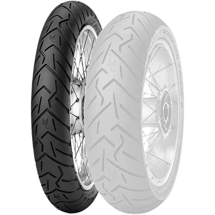 Pirelli – Powersports Scorpion Trail II Front Tire – 120/70ZR19 60W Radial D-Spec [MPN: 2746700]