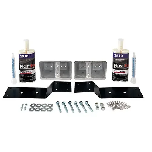 Polyvance Kenworth W900 Square Hood Repair Kit – W900S