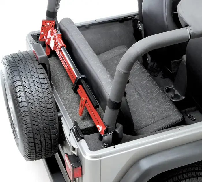 Quadratec Sport Cage Hi-Lift Jack Mount for 97-06 Jeep Wrangler TJ & Unlimited