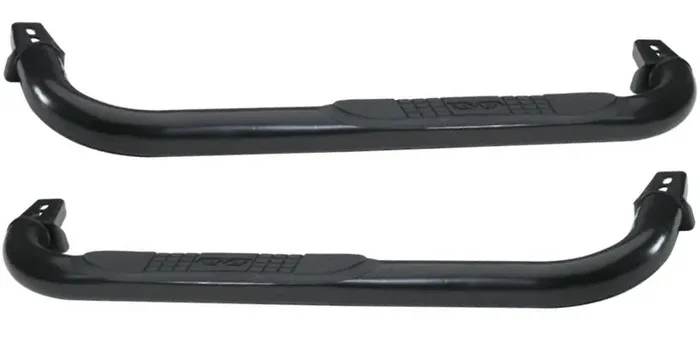 Rampage Products 8627 Endurance Side Bars in Powdercoated Black for 07-18 Jeep Wrangler JK 2 Door