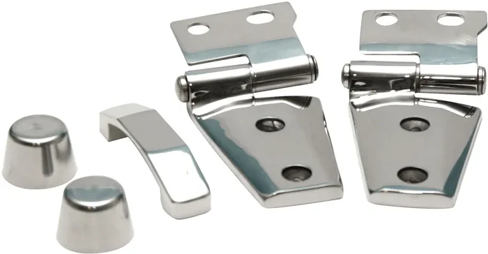 Rampage Products 87466 Complete Hood Kit in Polished Stainless for 07-18 Jeep Wrangler JK
