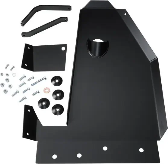 Rock Hard 4X4 Oil Pan & Transmission Skid Plate for 07-18 Jeep Wrangler JK with Short Arm Suspension