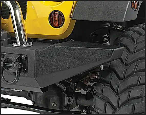 Rugged Ridge 11540.12 Modular XHD Front Bumper End Sections in Textured Black for 07-18 Jeep Wrangler JK