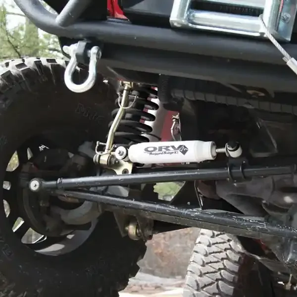 Rugged Ridge 18475.02 ORV Steering Stabilizer for 87-06 Jeep Wrangler YJ, TJ & Unlimited & 84-01 Cherokee XJ & 93-98 Grand Cherokee ZJ