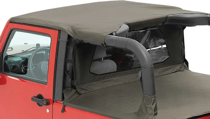 Rugged Ridge Bimini Header Top for 10-12 Jeep Wrangler JK 2 Door